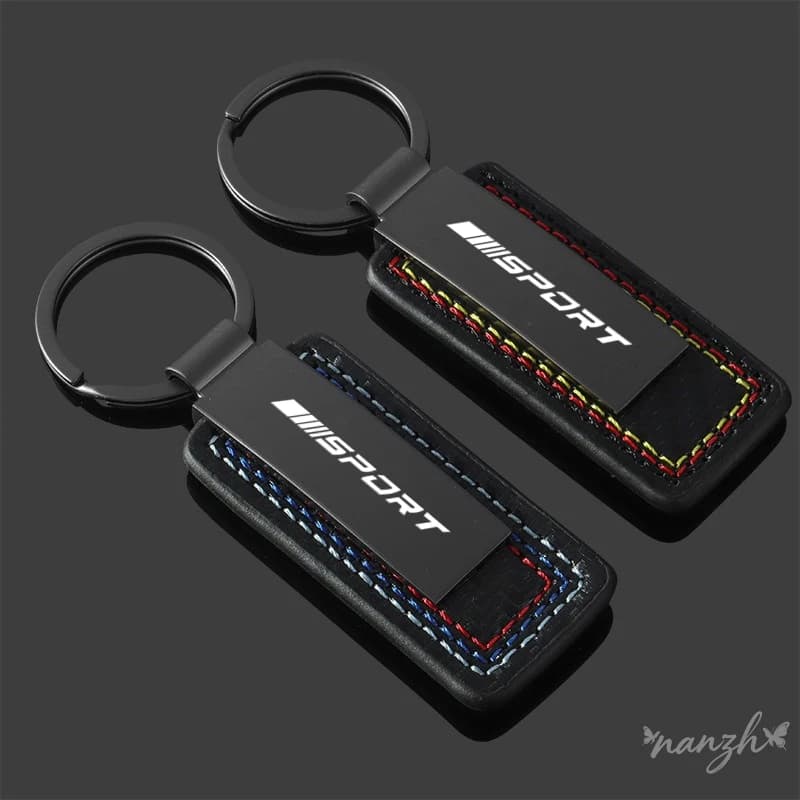 Fashion Metal Laser Engraving Retro Vintage Car Keyring Keychain For BMW 3 5 Series G30 G20 F30 F10 E90 E60 X1 X3 E70 F15 F48