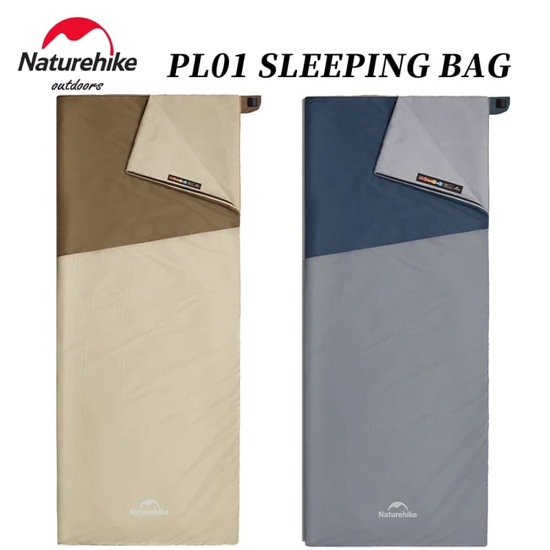 Naturehike PL01 Camping sleeping bag Ultralight outdoor travel bag Waterproof cotton sleeping bags Camping equipment