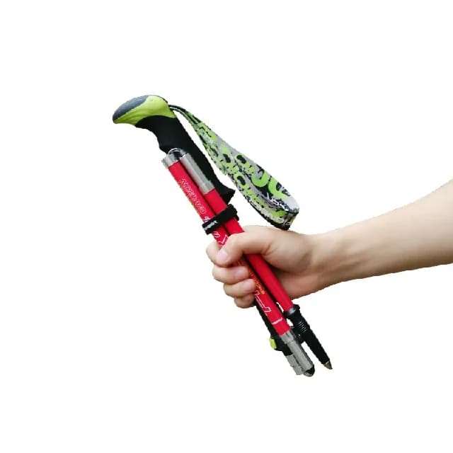 Walking poles with straight handle of new arrival Foldable trekking pole for carbon mountain climbing