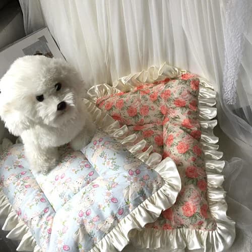 Pet Mat Dog Lace Soft Plush Dog Kennel Mat Handmade Cat Teddy Kennel universale in tutte le stagioni