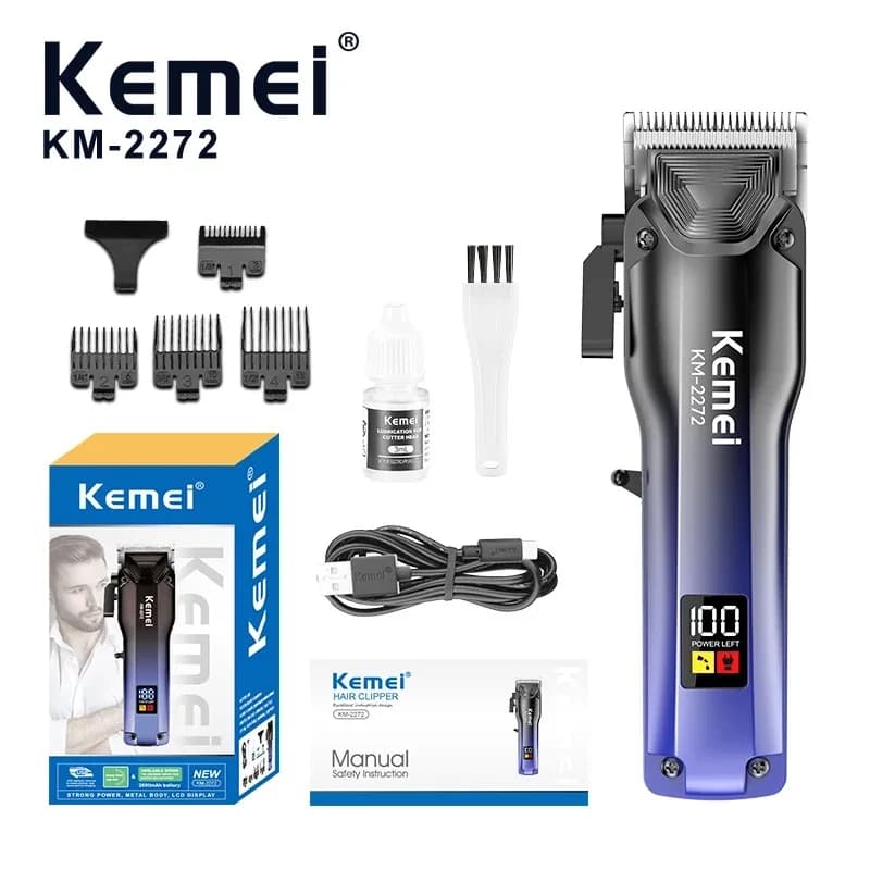 Kemei KM-2272 Professional Barber Haircut for Men Wireless Electric Haircut Haircut Machine Rechargeable Haircut