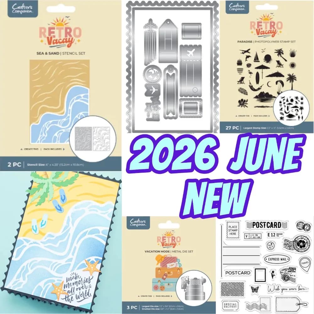 Island Paradise Scene Stamp Set 2026 NEW Cutting Dies Scrapbook Diary Decoration Stencil Embossing Template DIY Greeting