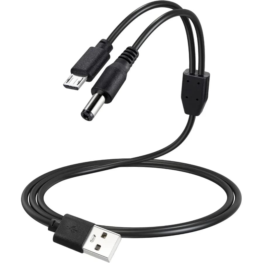 Cavo di ricarica per collare antiurto per cani per collare di addestramento per cani Bousnic RS2 e RS2B Cavo di ricarica per collare antiabbaio USB 2in1 per cani