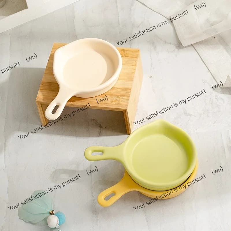 Pan cat bowl pet ceramic dog bowl eat food canned high value