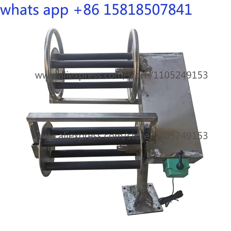 Marine electric cage lifter, net lifter, rope taker, stainless steel material speedboat marine 12V24V double wheel