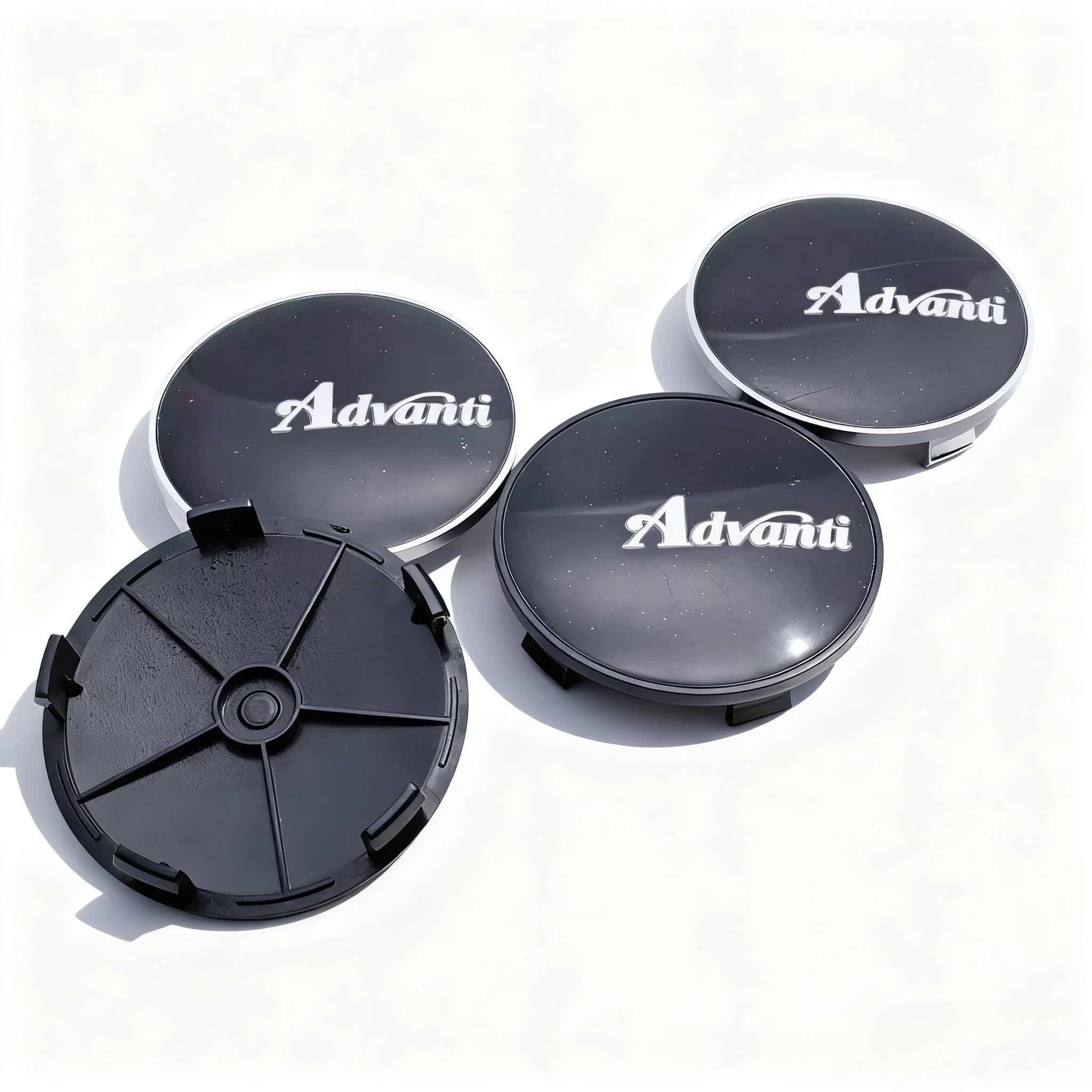 4 pz Advanti Racing Logo Emblema Distintivo Coprimozzi Ruota Auto 68 MILLIMETRI 63 MILLIMETRI Coprimozzo Cerchioni Copertura Sostituire Accessori Auto