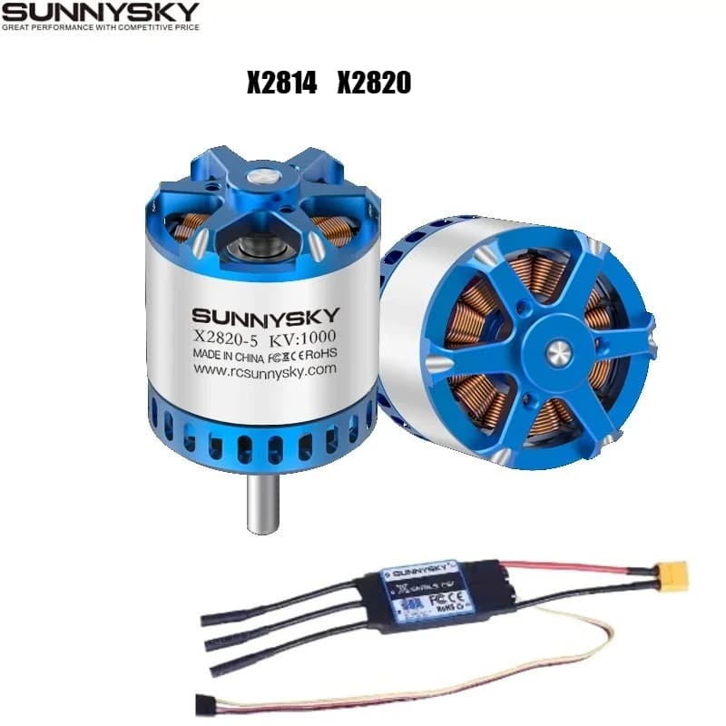Motore Brushless Sunnysky X2820 III 1000KV 860KV 1250KV per Elicottero RC, Aeroplano, FPV, Quadricottero, Multirrotore
