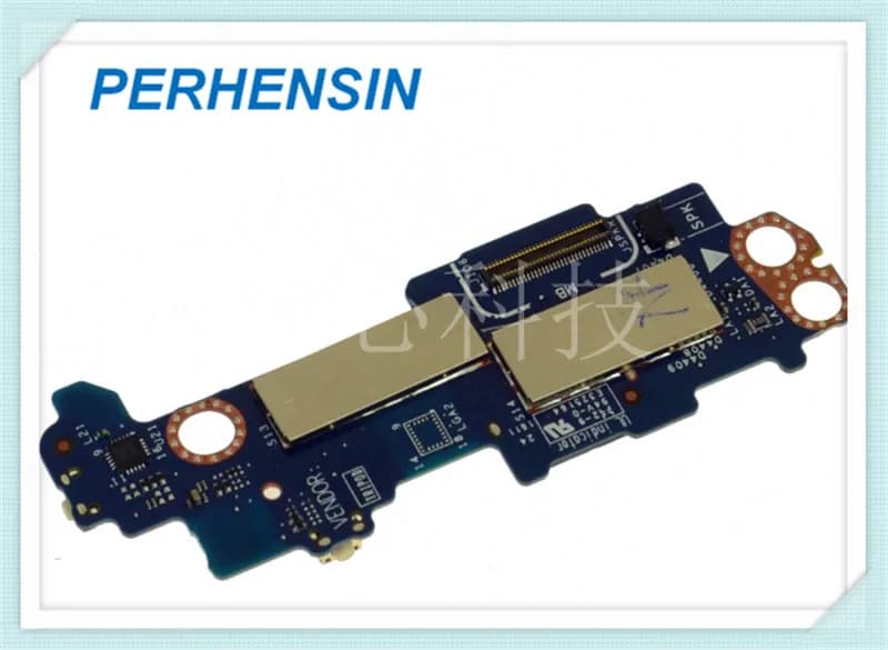 PER Dell Latitude 5175 5179 Tablet Lettore di Schede SD Pulsante di Alimentazione Figlia Circuito No SIM con Cavo G72MR AAJA0 LS-C791P