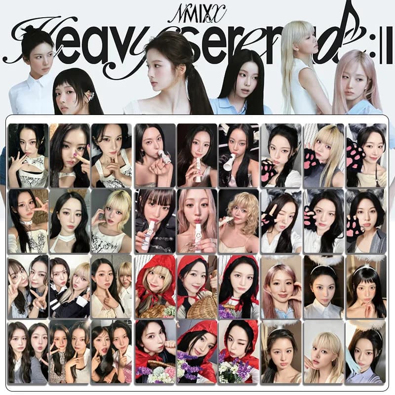 Disponibili 36 pezzi NUOVI mini album KPOP del 5° anniversario: Heavy Serenade, NMIXX, Crescendo, Different Girl, LOUD, Lily, Haewon, Sullyoon, photocard, POB