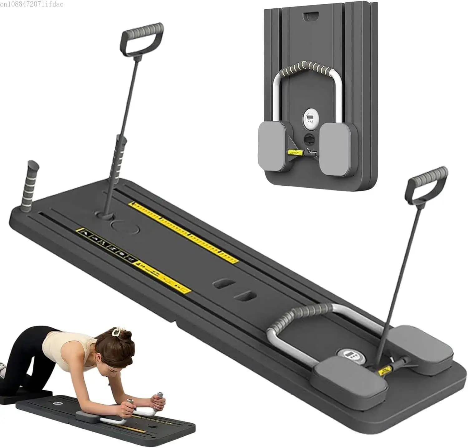 Multifunzionale Commerciale Casa Portatile Ab Set Fitness Ruote A Rulli Pieghevole Addominale Core Trainer Reformer Pilates Board