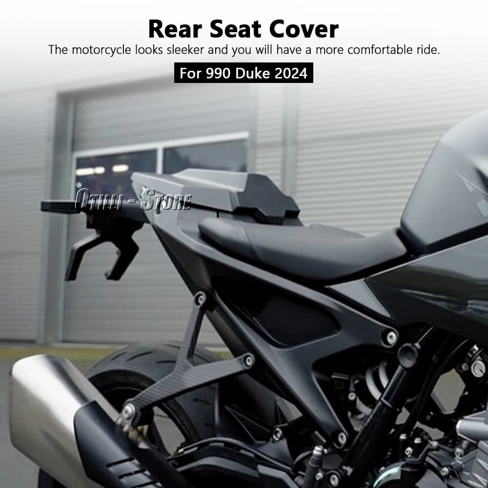 Accessori moto Nuovo Passeggero Posteriore Cowl Sedile Copertura Posteriore Parte Carena Per Duke 990 Duke 990DUKE 990 DUKE 2024 2025