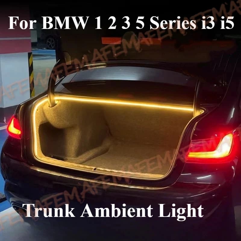 LED For BMW 1 2 3 5 Series E90 E60 E70 E46 F10 F20 F30 G20 F34 I3 I5 Rear Trunk Light Strip Bright Silicone
