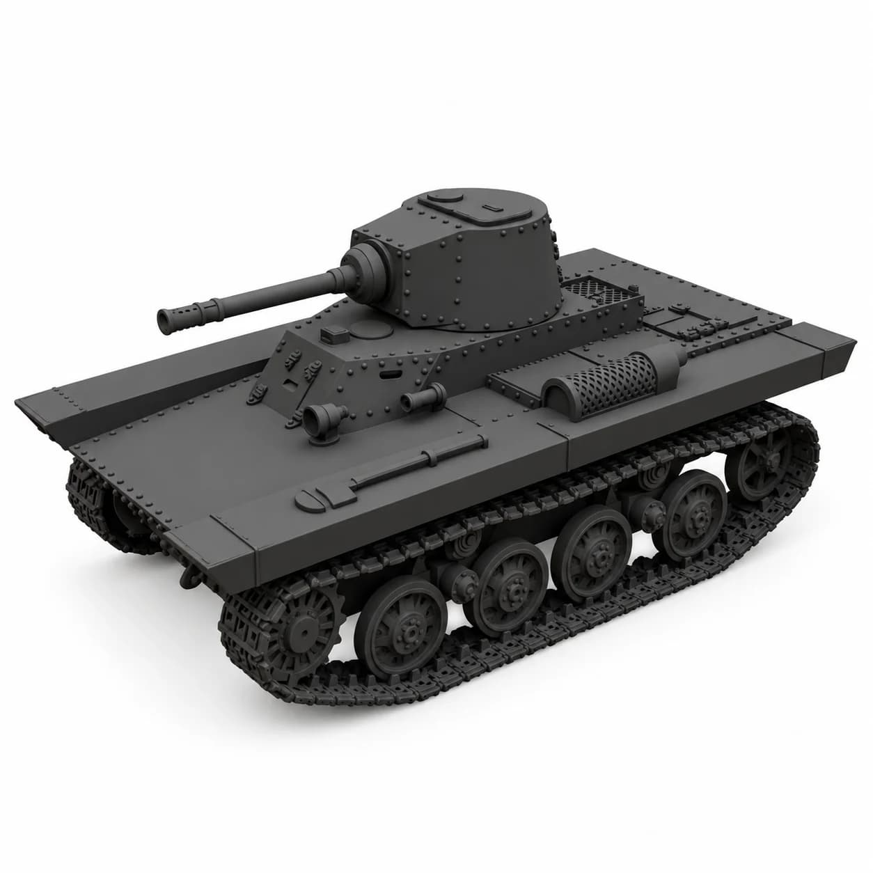 SSMODEL 1/72/ 1/100 1/144 1/200 Multi-Scale PZInz 130 Resin Model Kit TSS0313