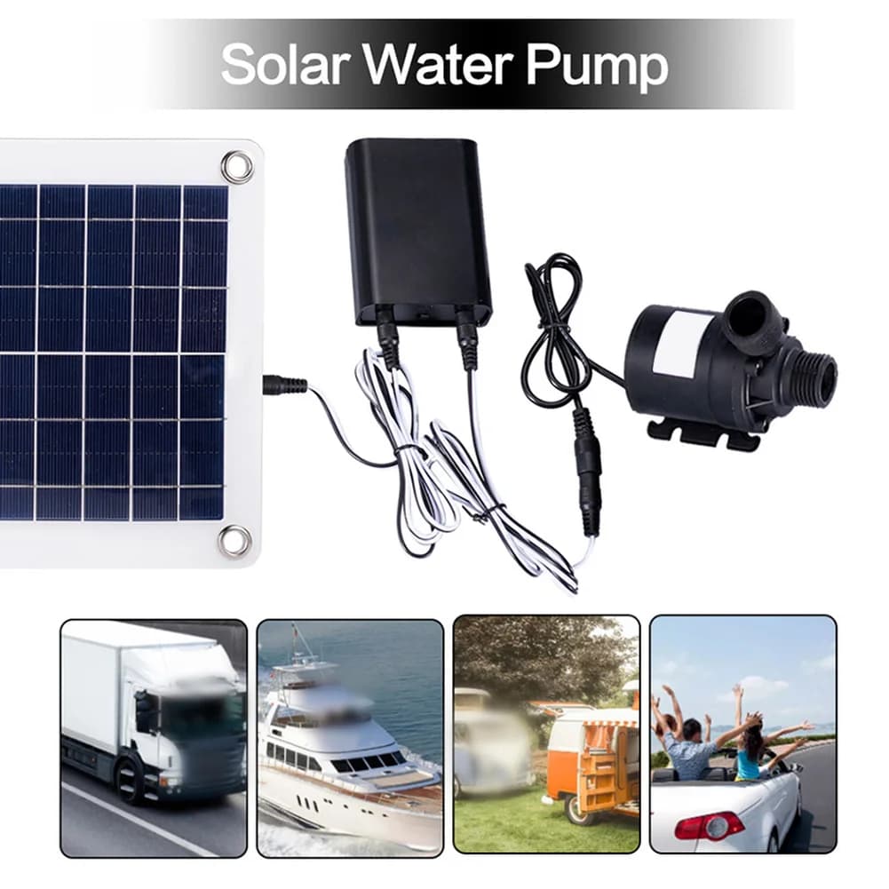 1 Set 20W Solar Panel Fountain Kit With 800L/H Brushless Water Pump For Garden Pond Birdbath Decoration Outdoor Water Feature