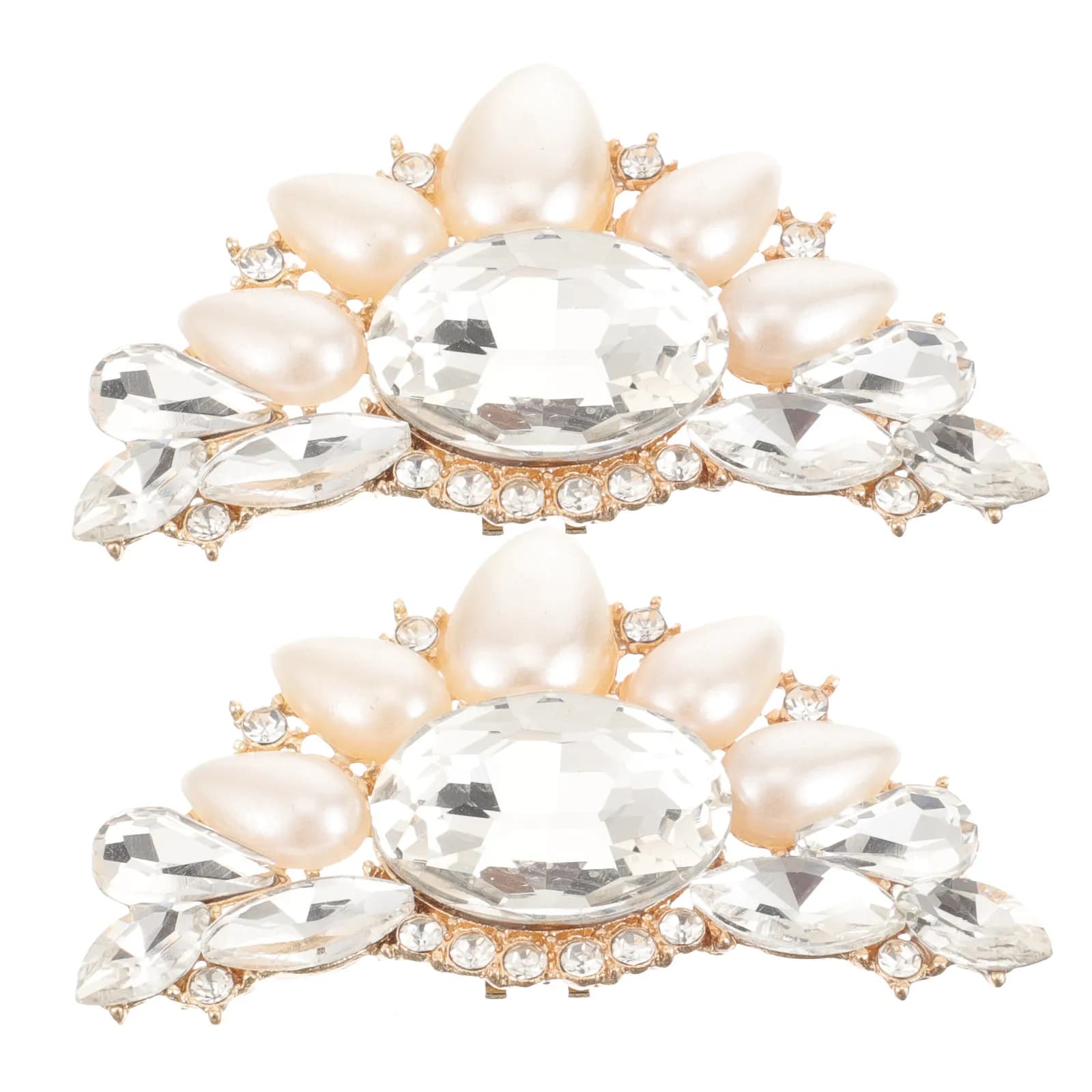1 Paio di Clip per Scarpe da Sposa con Strass, Fibbia in Lega, Decorazione per Matrimoni, Fidanzamenti, Balli di Fine Anno, Clip per Tacchi, Gioiello per Scarpe, Accessorio Charm