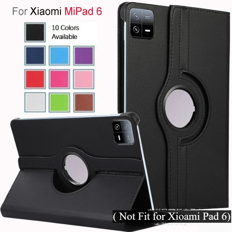 Copertura girevole a 360 gradi per Xiaomi pad 6 custodia 2023 custodia per tablet in pelle PU Xiaomi Mi Pad 6/Xiaomi Pad 6 Pro supporto da 11 pollici