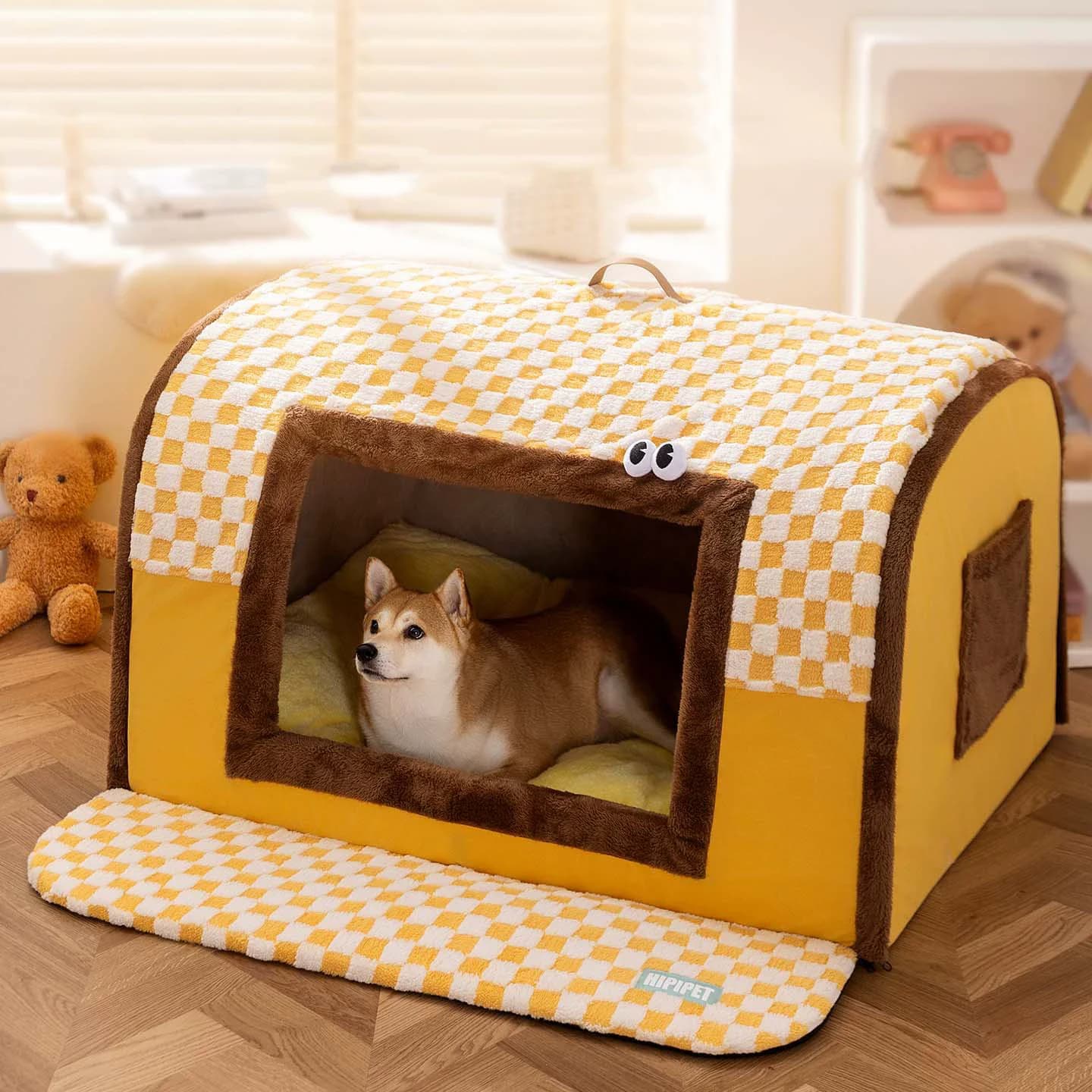 Super Lettino per gatti Calda casa per animali domestici Cuscino per grotta per gattini Casa per gatti Cestino per cani che dorme caldo Comodo cuscino per lettino per gattini Casa per gatti