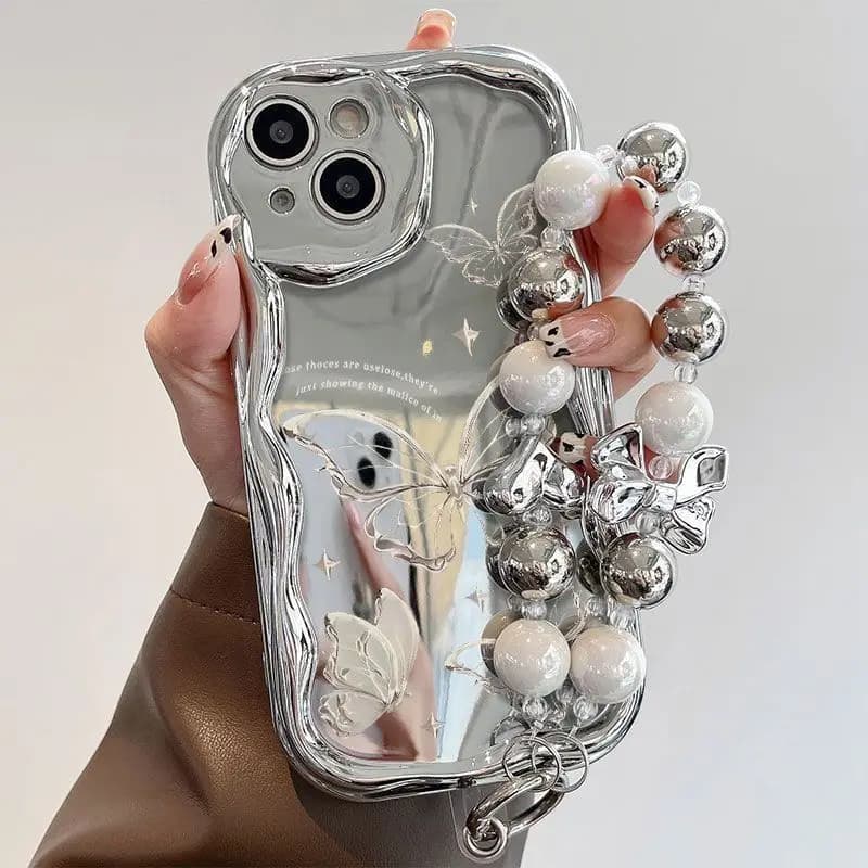 Ins butterfly Phone Case For iPhone 14 Pro Max 15 11 12 13 XR 8 7 Plus X XS SE 2020 2022 Soft Silicone Cover