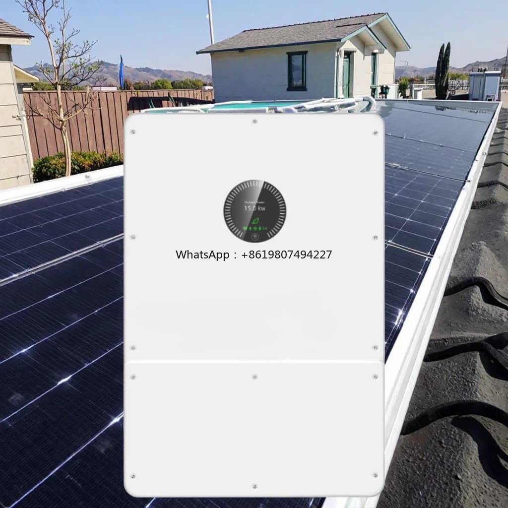Kit Sistema Energetico Solare Ibrido 4KW 10KW 15KW Completo con Pannelli Solari, Regolatore MPPT e Batteria agli Ioni di Litio per Uso Domestico