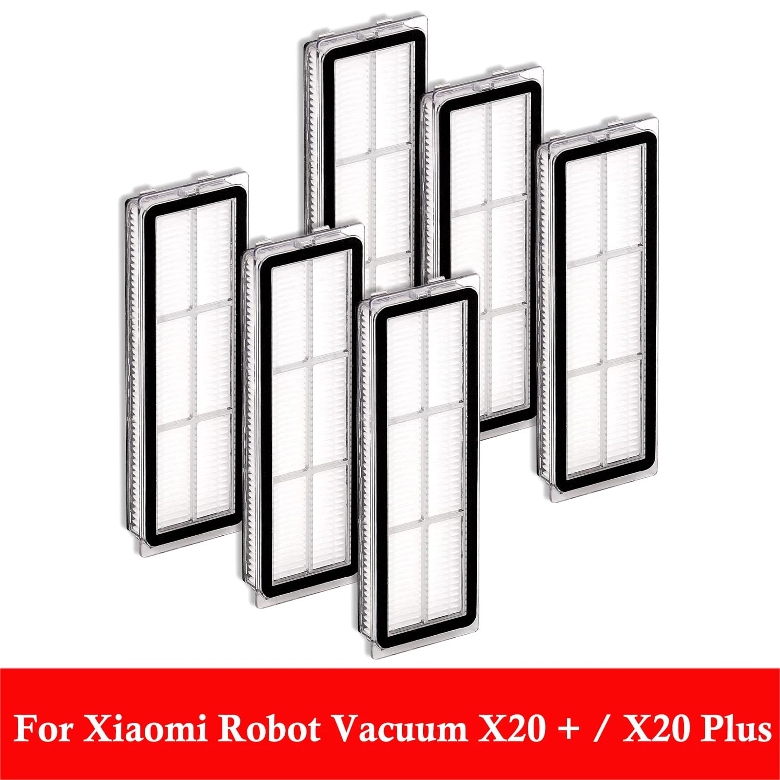 Filtro HEPA per Xiaomi Robot Vacuum X20+, X20 Plus, S20+, S10 Plus, S10+ Dreame L10s Ultra, L10s Pro, L10 Ultra Parte di ricambio