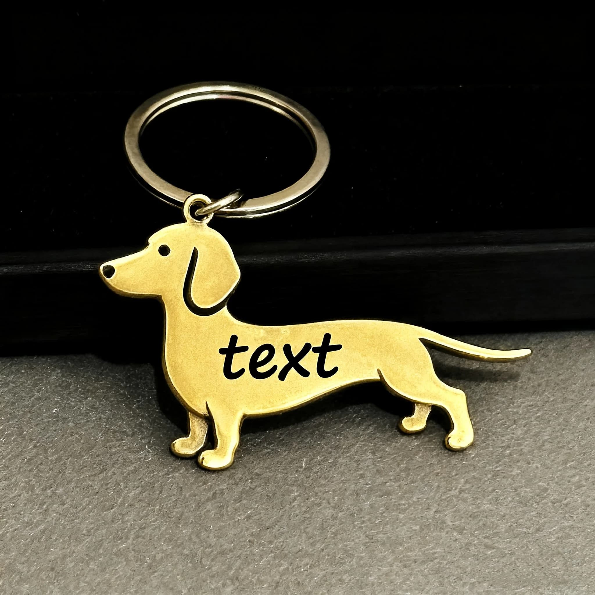 Portachiavi commemorativi personalizzati per cani Portachiavi commemorativi con nome inciso al laser Numero di telefono Portachiavi con ciondolo anti-smarrimento Targhetta