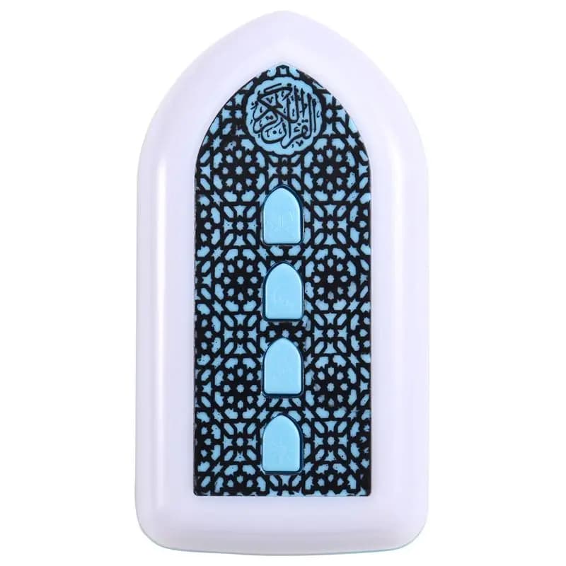 A92Z Koran Speaker with Button Control, UK Plug, Intelligent Translation, Highly Portable, Blue
