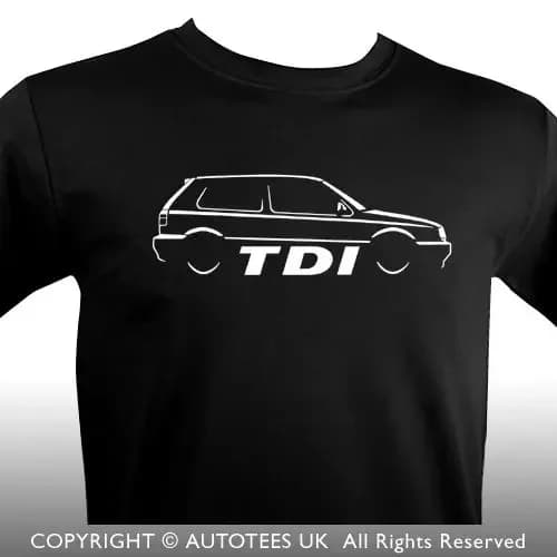 Hot Sale 100% cotton Fashion GOLFS TDI MK 3 INSPIRED CLASSIC CAR T-SHIRT Tee shirt