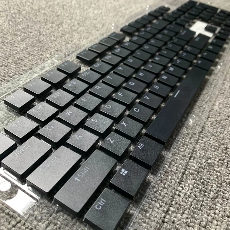 ECHOME MX Low-profile Keycap Personalized Ultra-thin Black Artisan Keycap Square Plate Cherry Keylogger Gamer