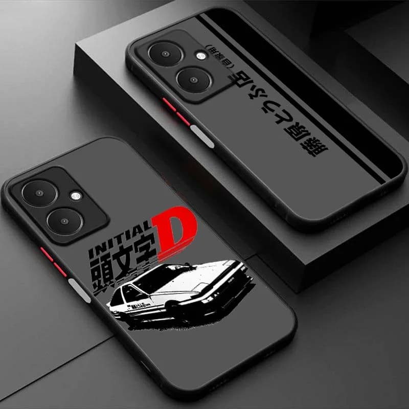 D 86 Racing Car Cover For Xiaomi Poco X6 X5 X4 X3 M7 M6 M5 M4 F6 F5 F4 F3 Pro GT NFC Phone Case