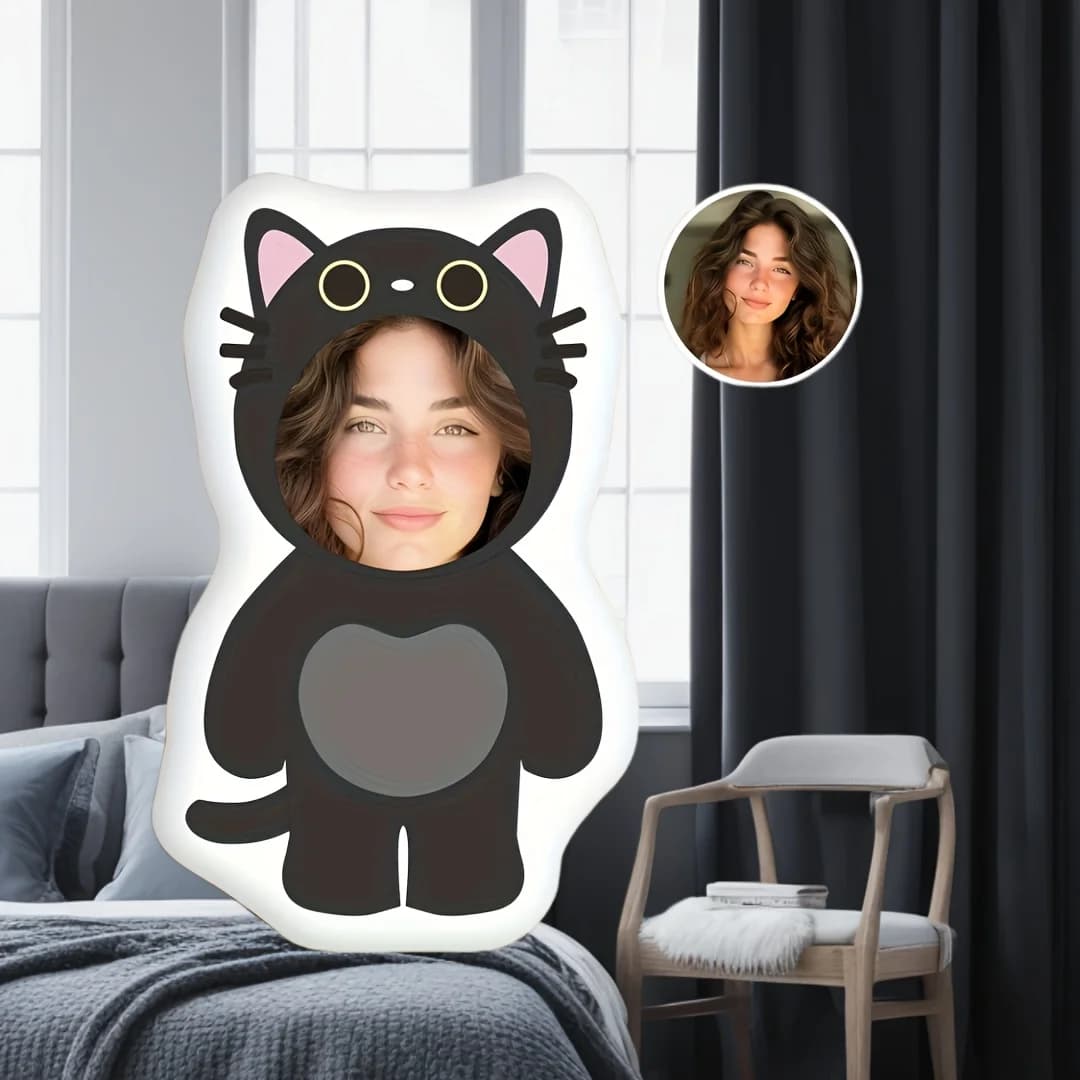 Customized Throw Pillow With Your Uploaded Photo Personalized Family Pet Couple Picture Cushion Cover Soft Polyester Sofa Bedroo