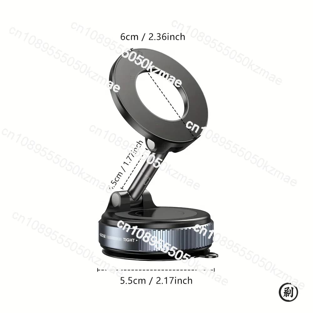 Supporto Magnetico Pieghevole Portatile per Telefono 360° ° Supporto a ventosa regolabile per cruscotto auto