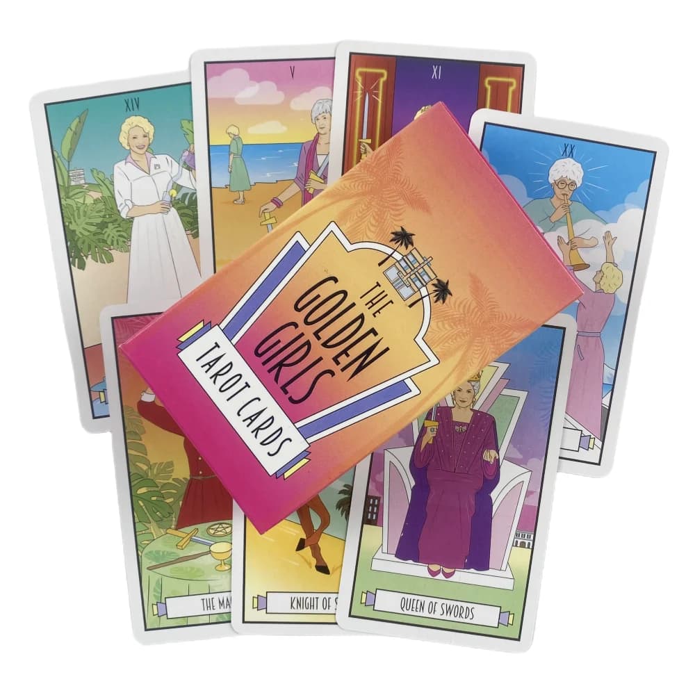 The Golden Girls Tarocchi Carte Divinazione Amici Mazzo Versioni inglesi Edizione Oracle Gioco da tavolo per la festa