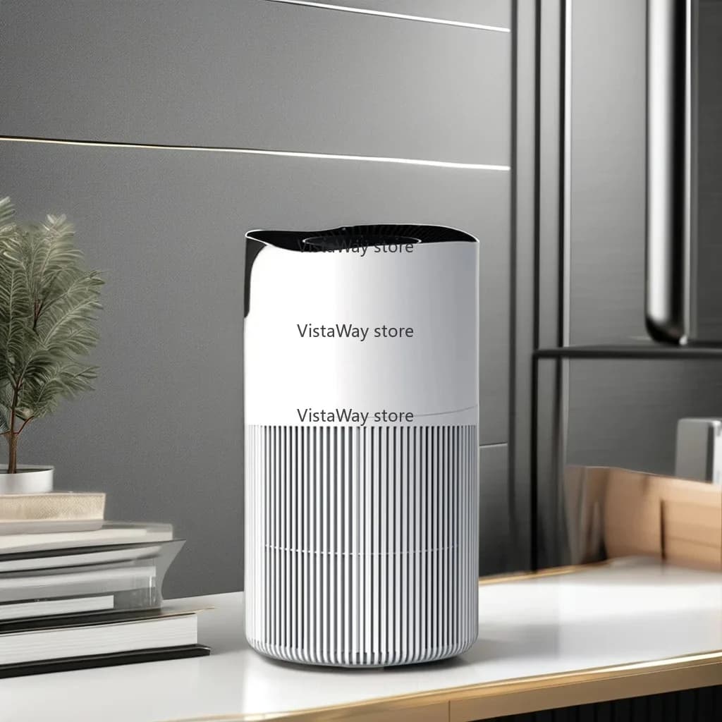Nuovo prodotto 2024 Filtro aria domestico Mini purificatore d'aria portatile intelligente per allergie Animali domestici Capelli in camera da letto Purificador De Aire