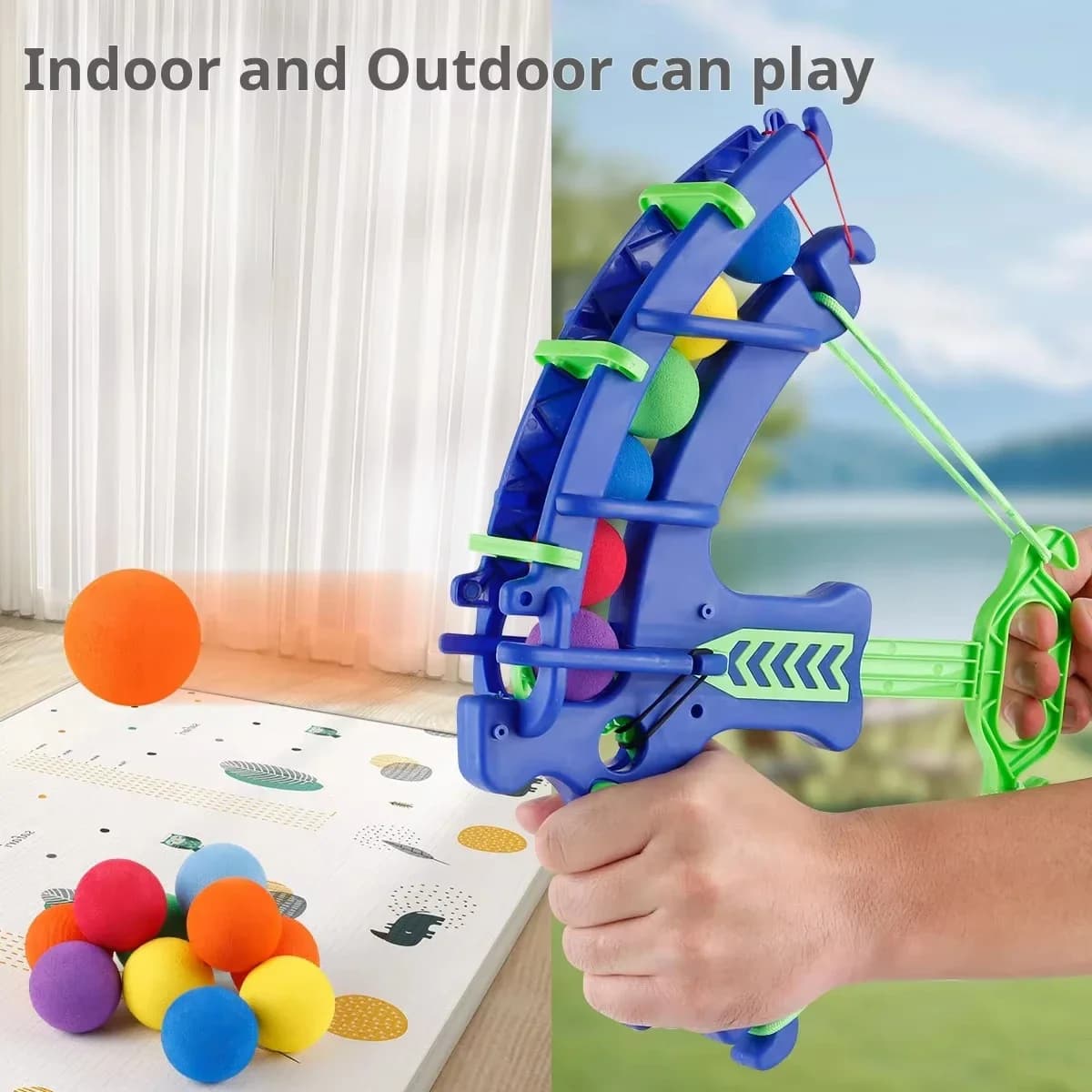 Set Bersaglio con Frecce e Palline Adesive X Bow & Arrow, Giocattolo Educativo Montessori per Sport di Tiro all'Aperto e al Chiuso