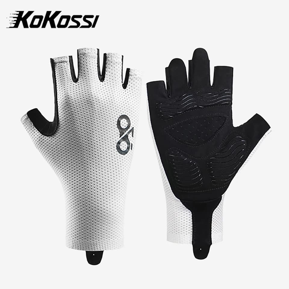 KoKossi Bike Gloves half finger Fitness Bicycle Gloves Breathable Non-slip Bike Gloves Shock Absorbing Outdoor Wear Resistant