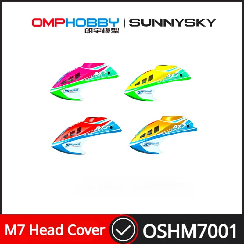 OMPHOBBY M7 RC elicottero pezzi di ricambio copertura della testa OSHM7001 OSHM7002 OSHM7003 OSHM7004