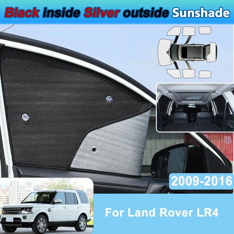 Per Land Rover Discovery 4 LR4 2009-2016: Parasole con protezione UV, isolamento termico per parabrezza e finestrini, accessori
