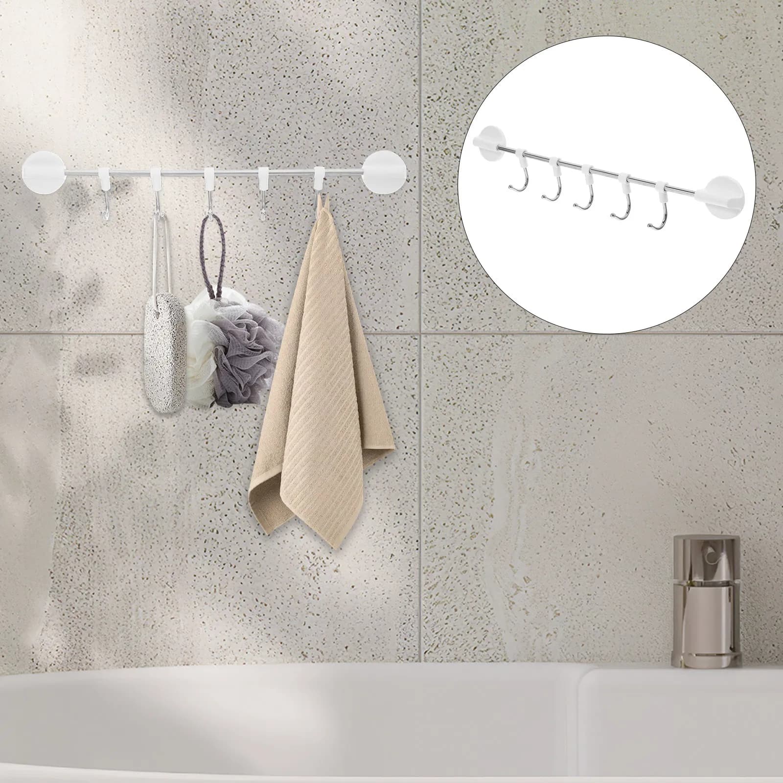Gancio Magnetico per Frigorifero, Design Elegante, Portasciugamani da Cucina, Porta Utensili da Barbecue, Organizzatore per Attrezzi da Esterno