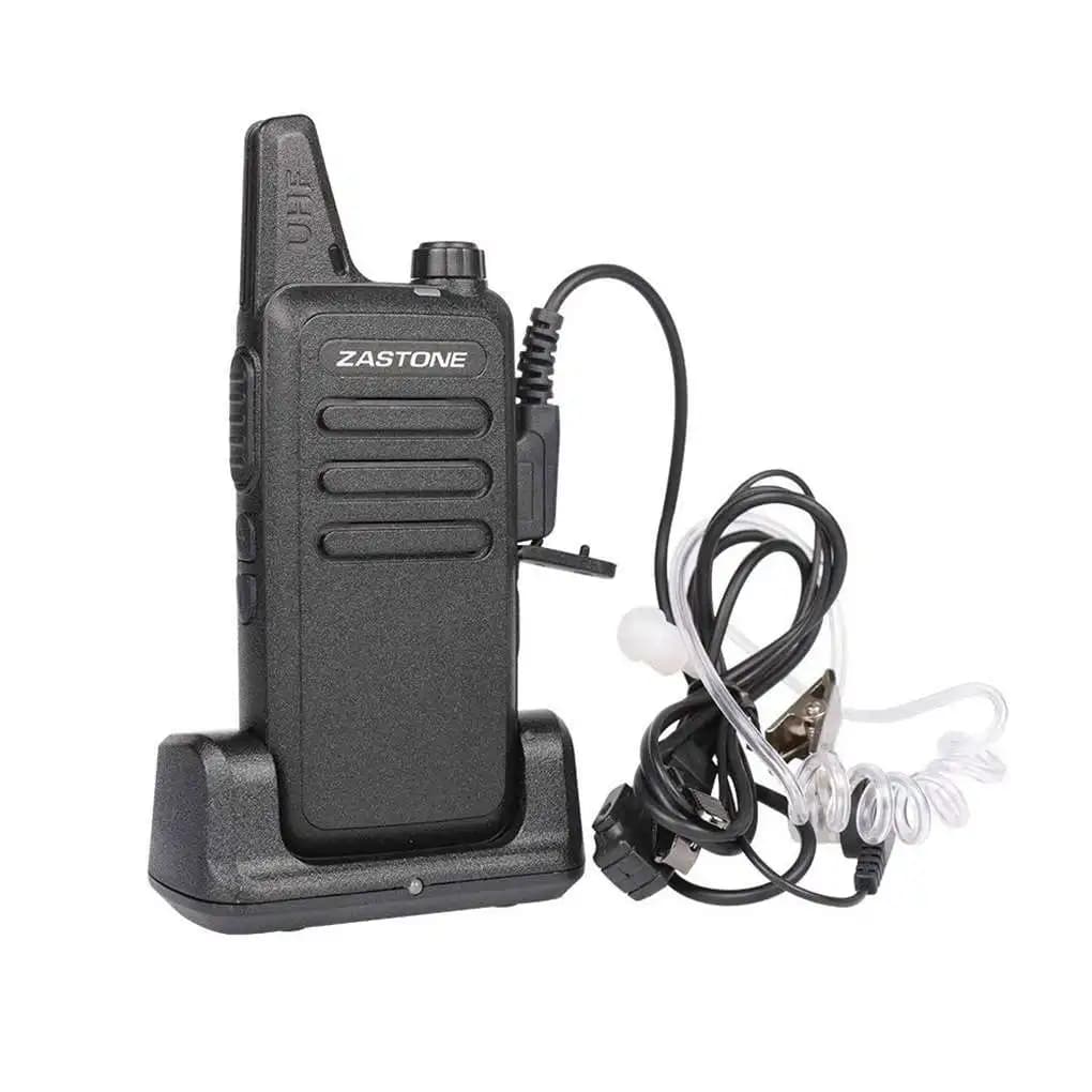 ZASTONE X6 Mini Walkie Talkie UHF 400-470Mhz 16 canali Radio bidirezionale citofono portatile