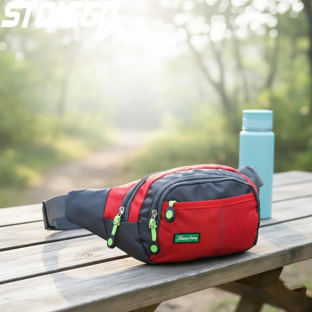 Waterproof Waist Bag for Men and Women, Multifunctional Belt Bag for Open Sports, Cycling, Running, Gym, Phone Door, Shoulder Bag