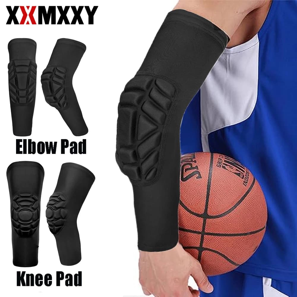 1PC Knee Pads & Elbow Pads Compression Pads Long Leg Sleeve Collision Avoidance Brace for Basketball Football Volleyball Cycling