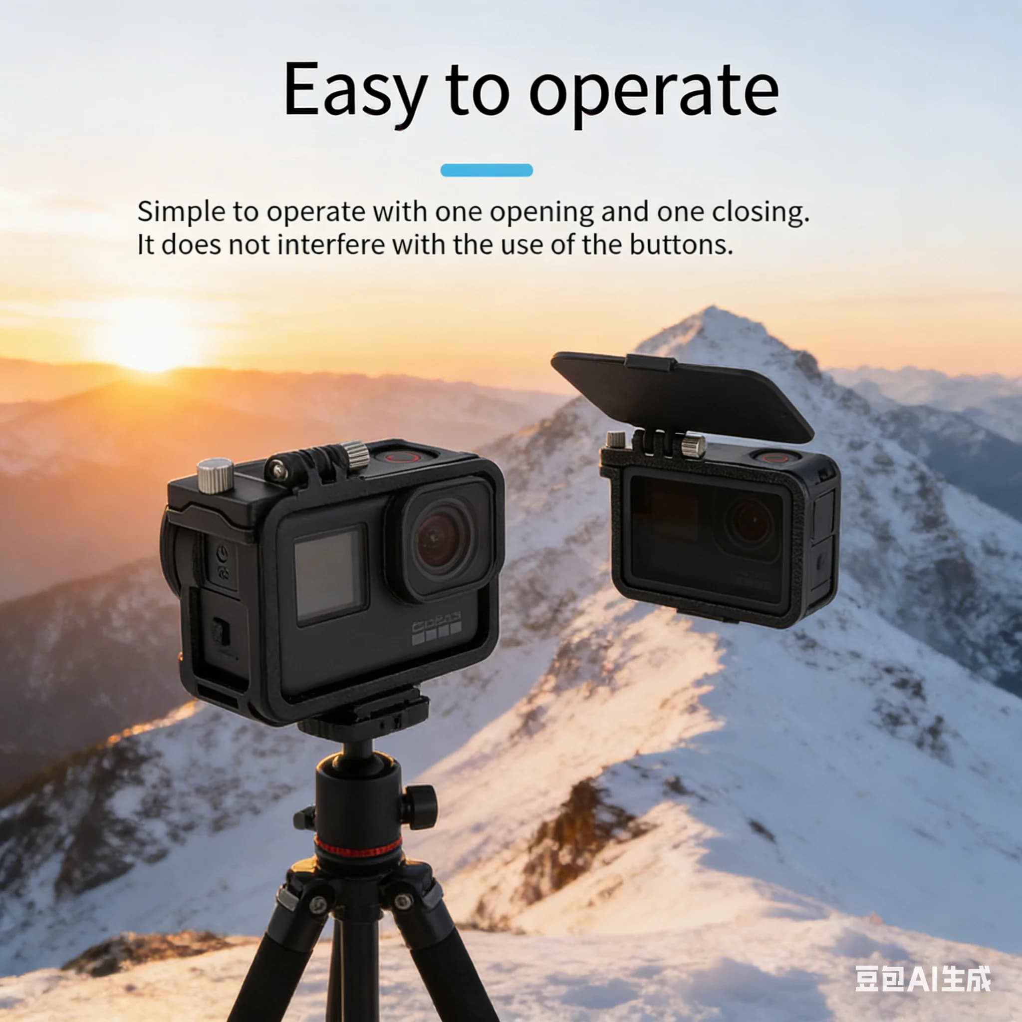 Gabbia for light protection for DJI OSMO-Action 6: Protects from light Cage for rabbits Action Camera Expand frame housing Photo accessories