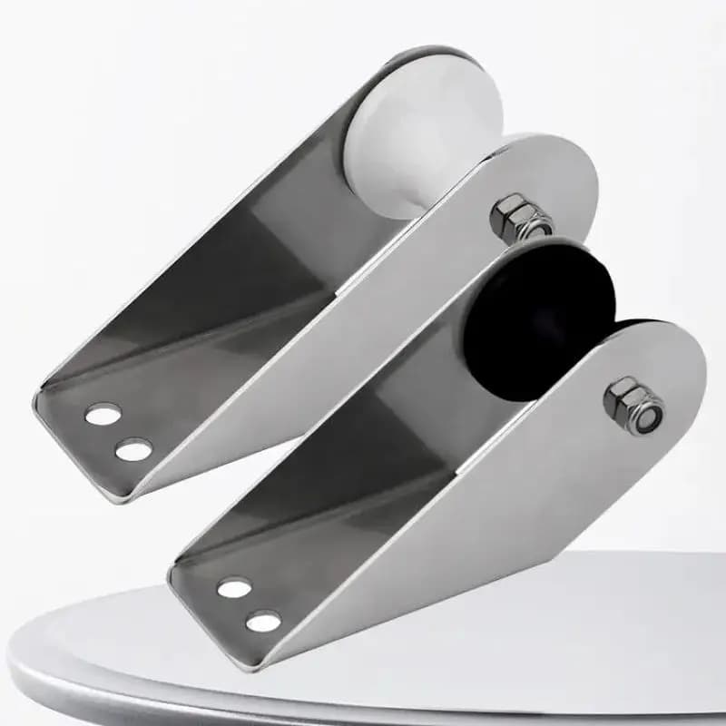 Rullo di ancoraggio per passacavo in acciaio inossidabile 316 per hardware marino per accessori per la nautica con supporto per ancoraggio per barche