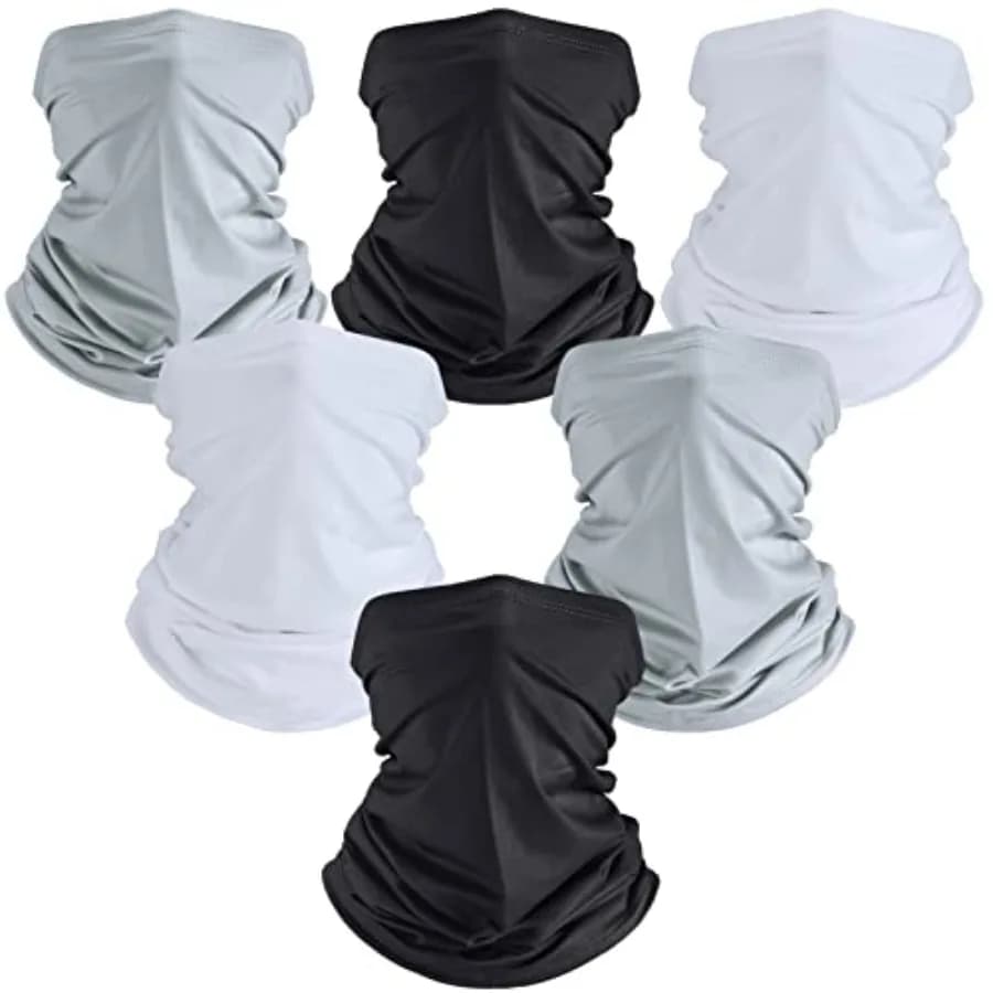 Geyoga Scaldacollo Bandana Maschera Viso Estiva Protezione UV Rinfrescante Traspirante Sciarpa Collo Balaclava per Uomini e Donne