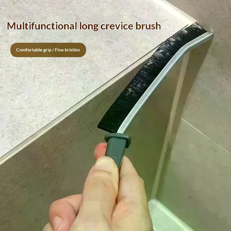 2Pcs Durable Grout Bristle Cleaner Brush For Kitchen Tile Toilet Dead Angle Joints Hard Shower Floor Line Cleaning Brush