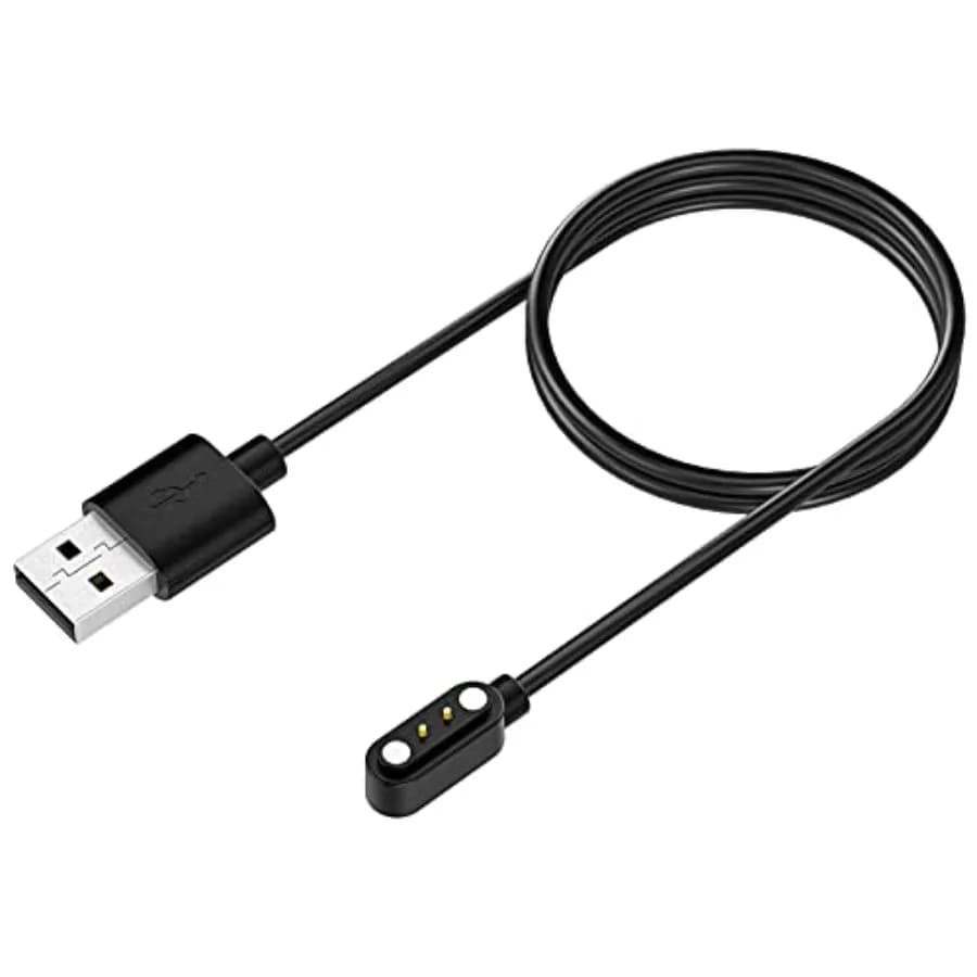 3.3FT Smart Watch Charger Compatible with YAMAY Letsfit VeryFitPro, Magnetic USB Smartwatch Charging Cable for Willful SW021 SW