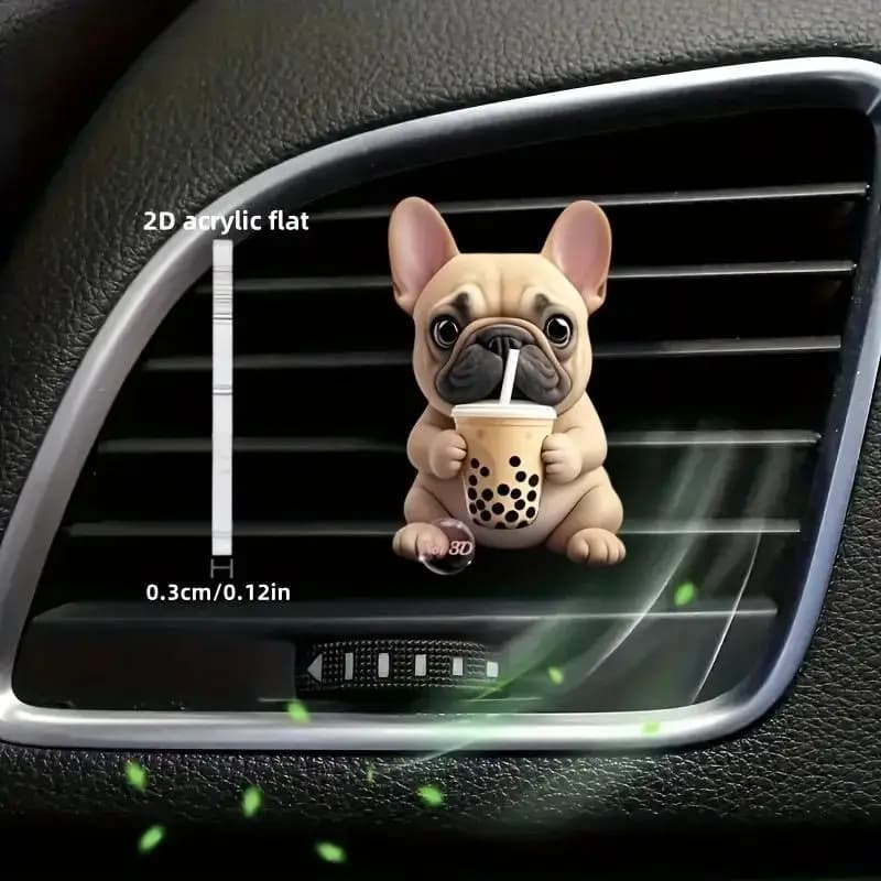 Perfume clip with vent output for 2D diffuser for aromatherapy, deodorant for interiors and interior decorations for car