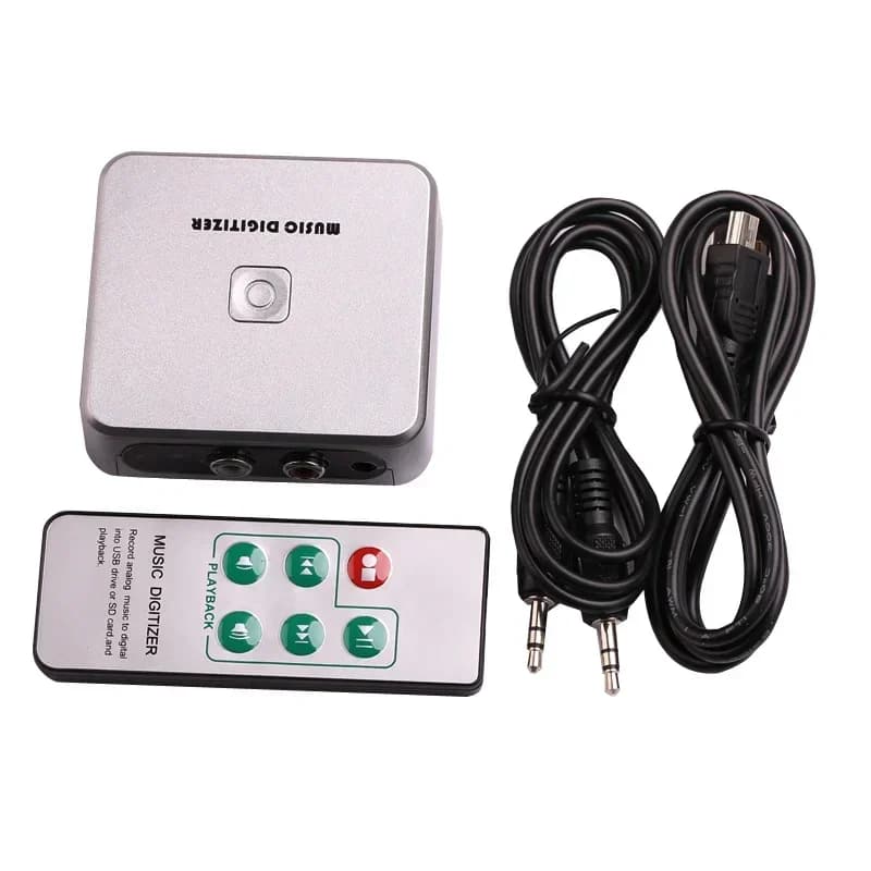EZCAP 241 Music Digitizer Audio Capture Recorder Box converti vecchia musica analogica in formato MP3 salva in USB U Flash Drive o SD Card