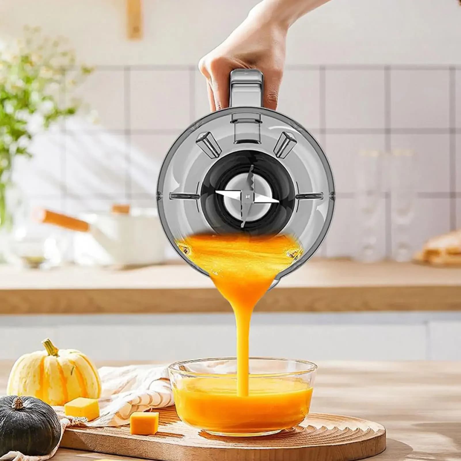 Blenders For Kitchen Large Capacity Seasoning Maker Processor High Speed Food Blender For Family Students Adults Men Women Home