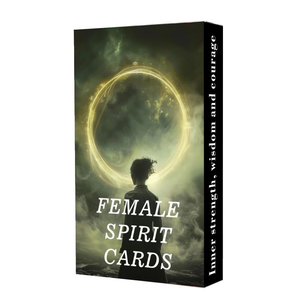 Carte Oracle Spirit femminile, forza interna, saggezza e coraggio, lettura personale, 12x7 cm, carte dei tarocchi, giochi di carte, 56 carte, 14+